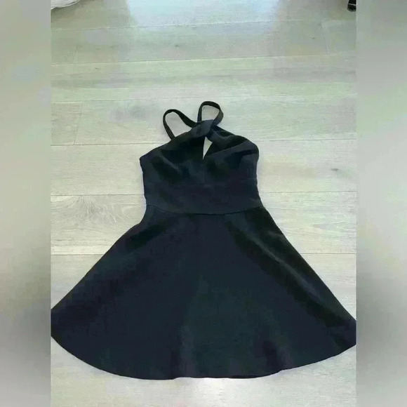 Revolve Likely Clinton Black skater black Cocktail Dress sz 4 - Picture 4 of 10